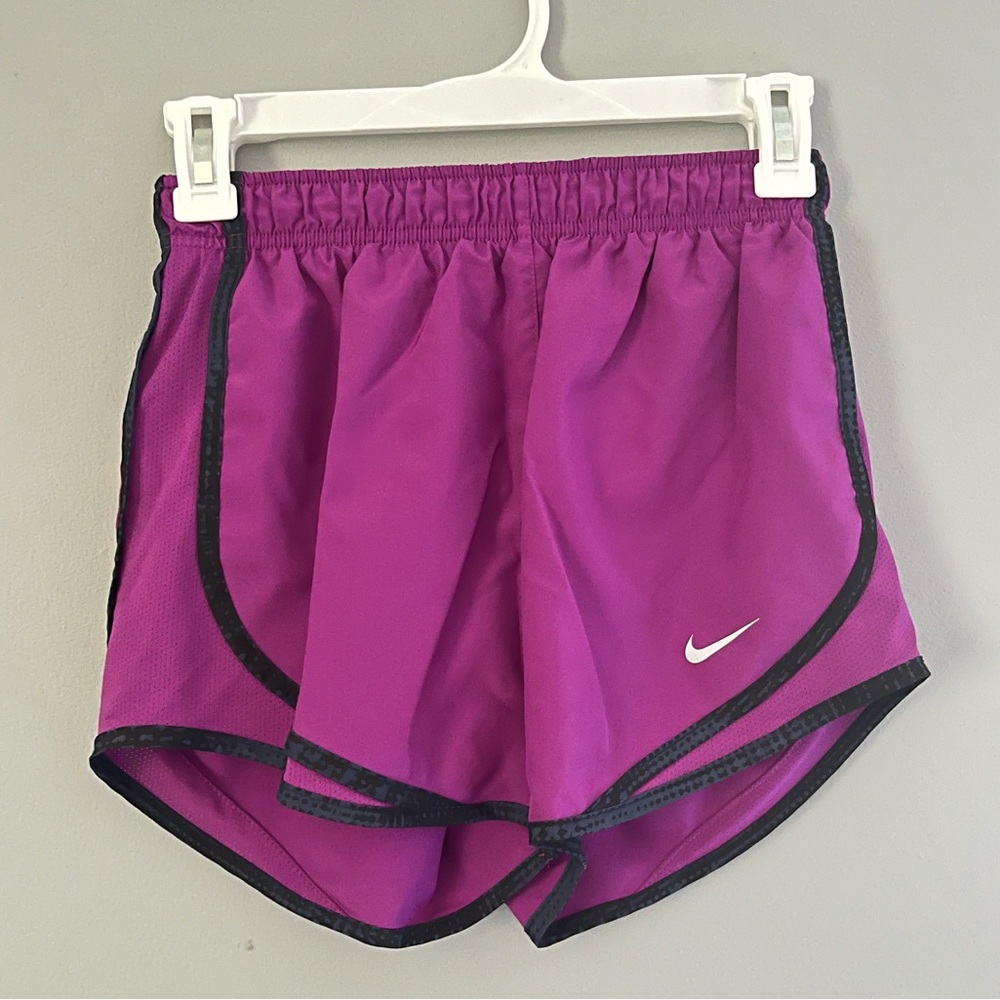XS, purple Nike shorts